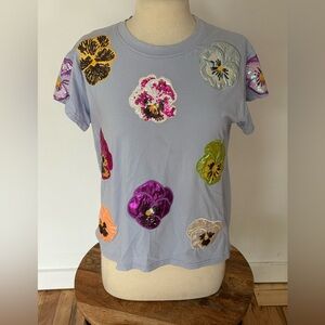 QoS Purple Pansy Top